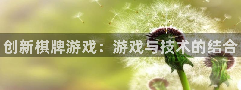 沐鸣娱乐2登录地址：创新棋牌游戏：游戏与技术的结合