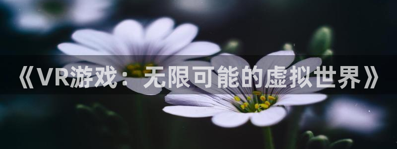 沐鸣娱乐平台2注册：《VR游戏：无限可能的虚拟世界》